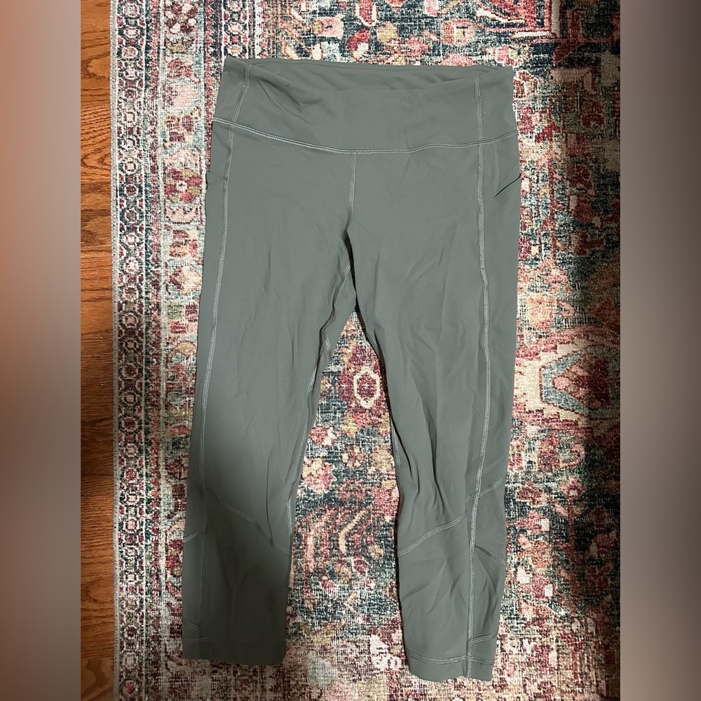 lululemon cropped mesh leggings